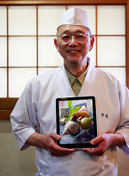 玉島の日本料理店、割烹子元(ねもと)